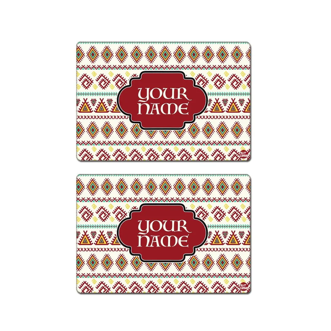 Placemats Customised Return Gifts for Birthday Add Your Name - Geometric