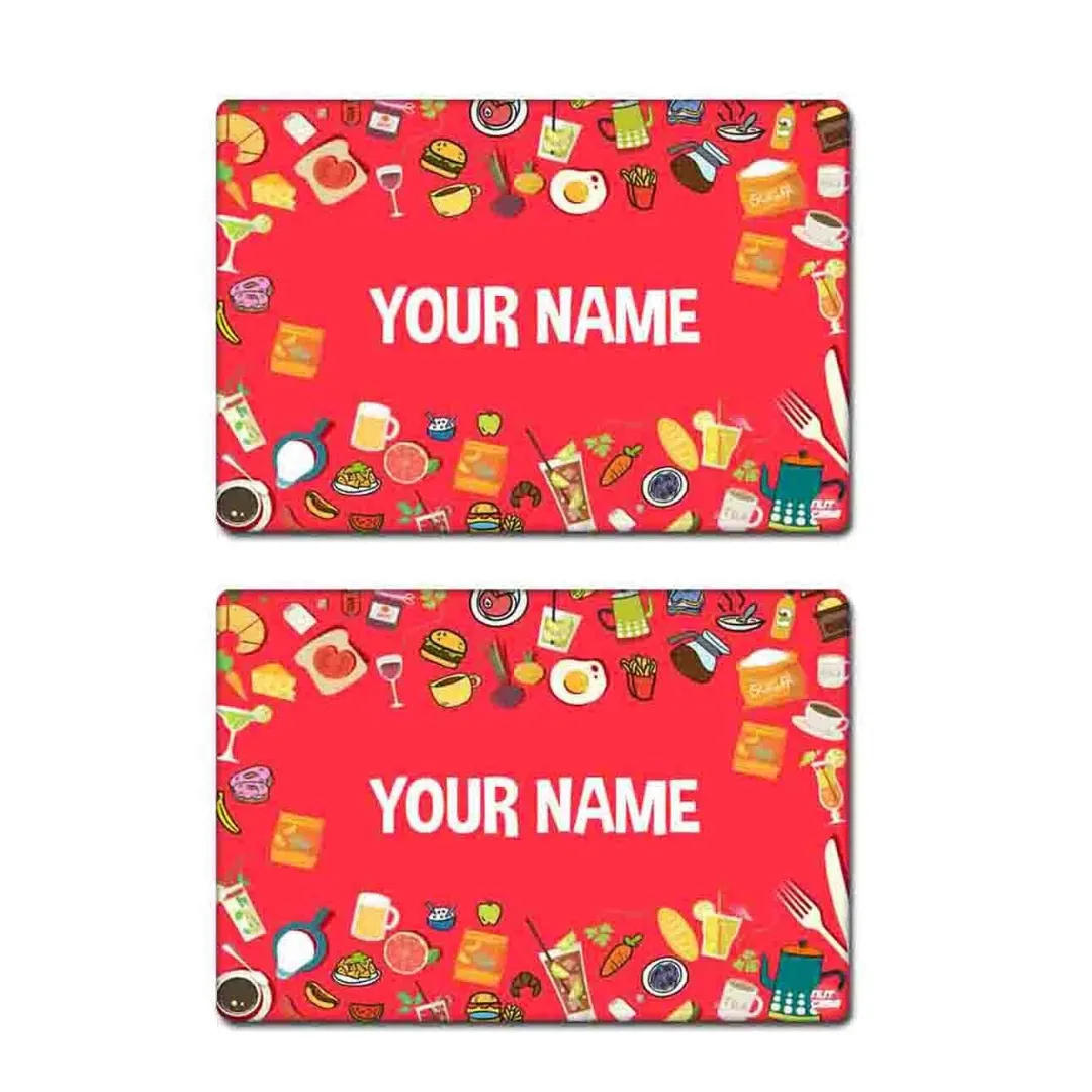 Placemats Personalised for Dining Table Unique Birthday Return Gift Ideas - Snacks