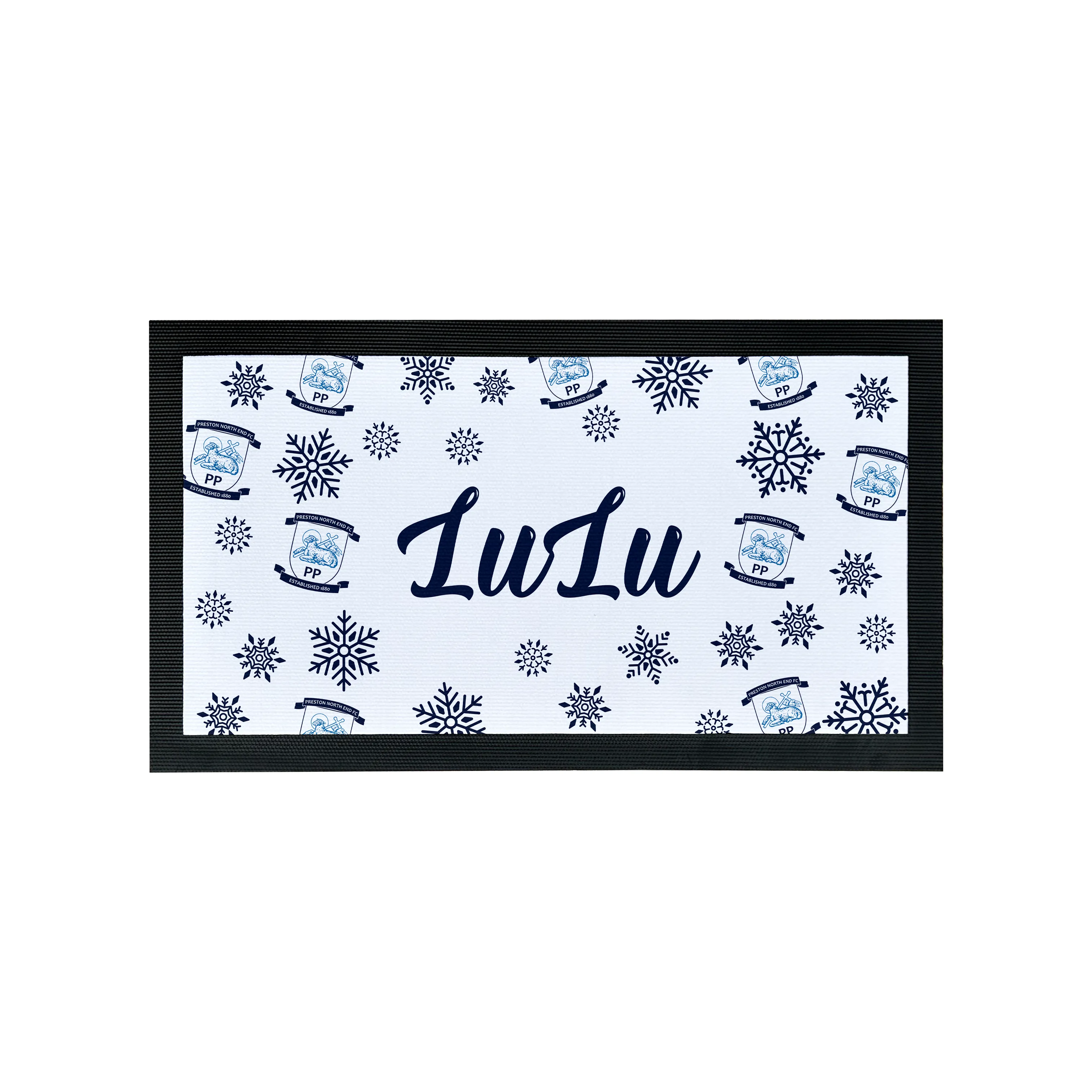 Preston North End Christmas Pet Feeding Mat