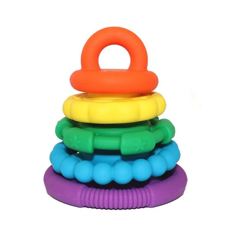 Rainbow Stacker and Teether Toy