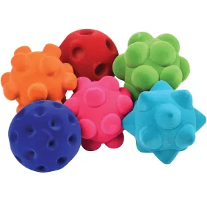 Rubbabu&reg; 3" Sensory Balls - 6 PC