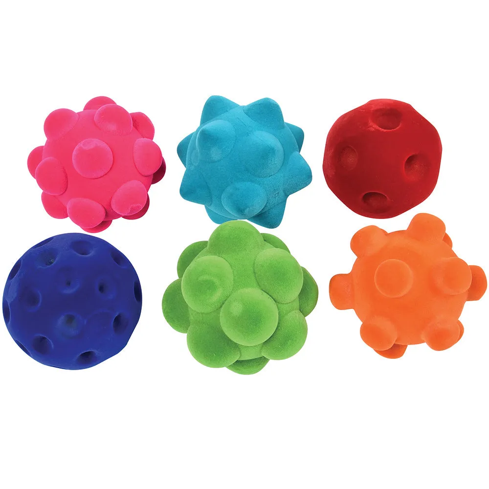 Rubbabu&reg; 3" Sensory Balls - 6 PC