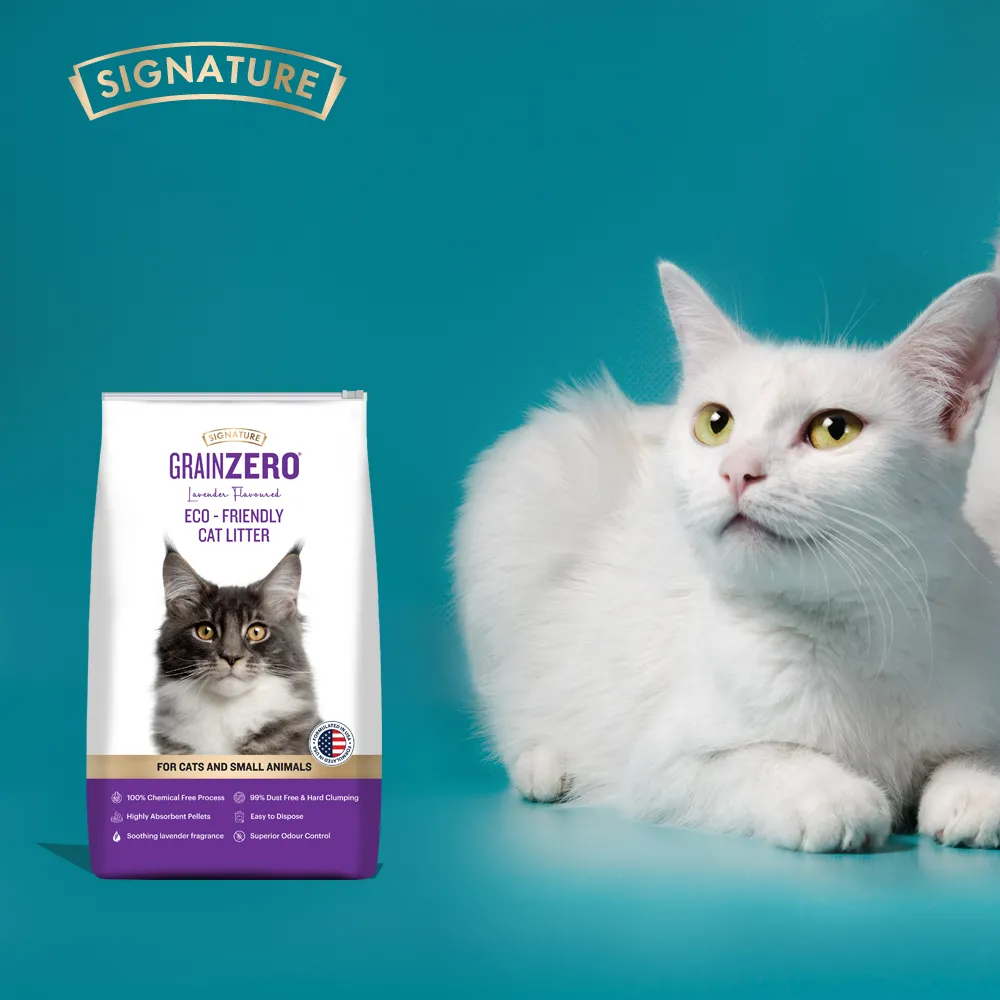 Signature Grain Zero Lavender Scented Cat Litter