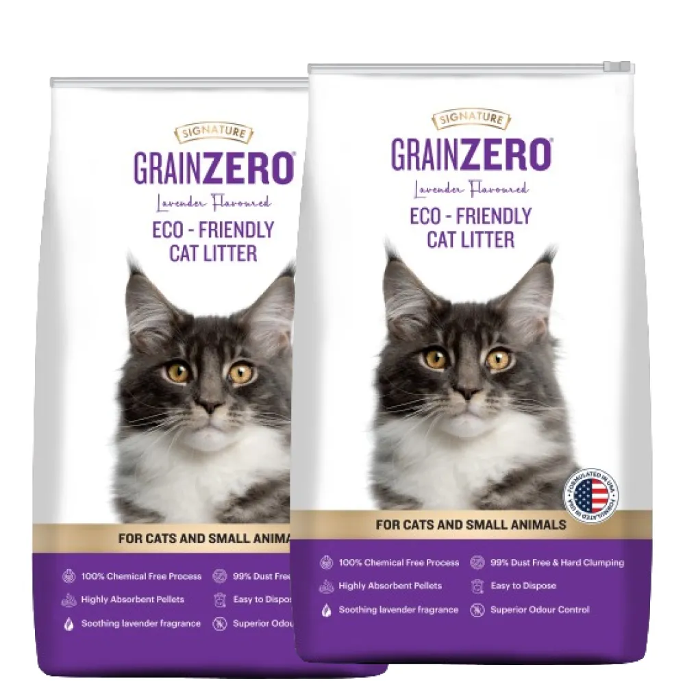 Signature Grain Zero Lavender Scented Cat Litter