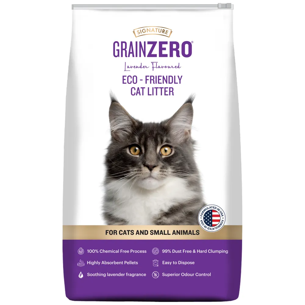 Signature Grain Zero Lavender Scented Cat Litter