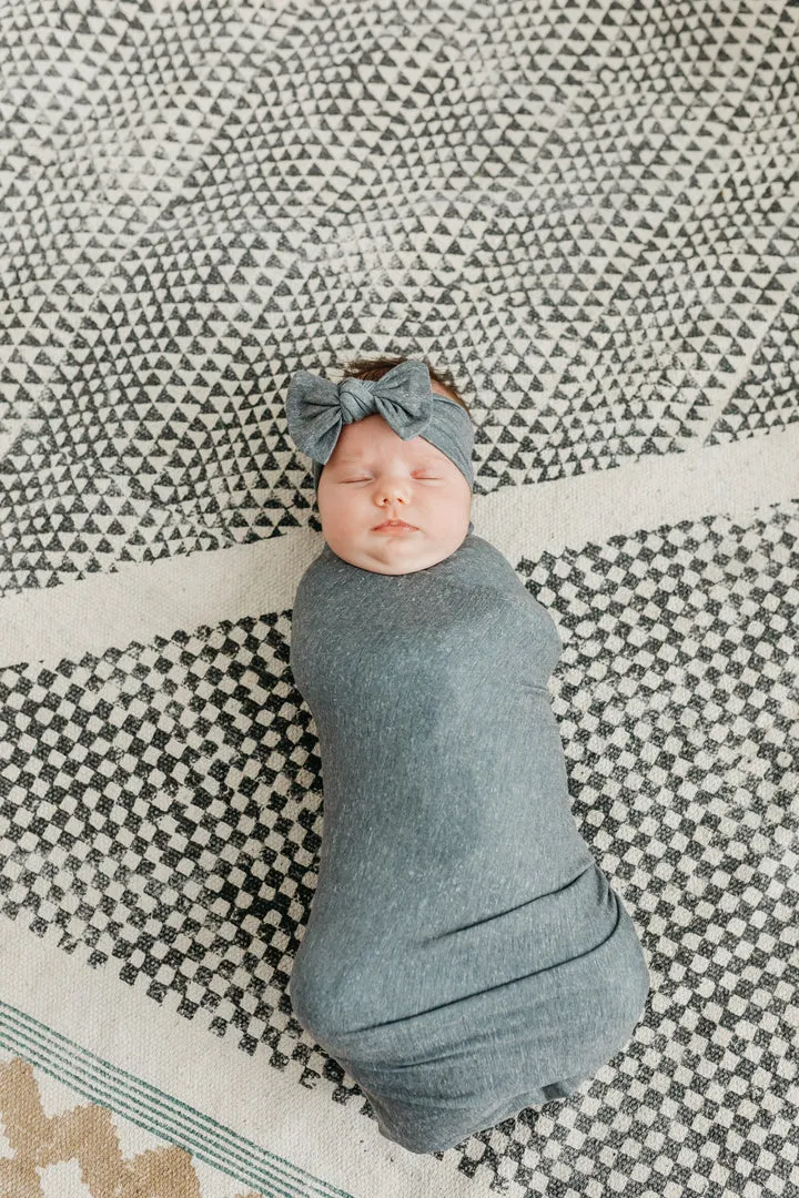 Slate Swaddle Blanket