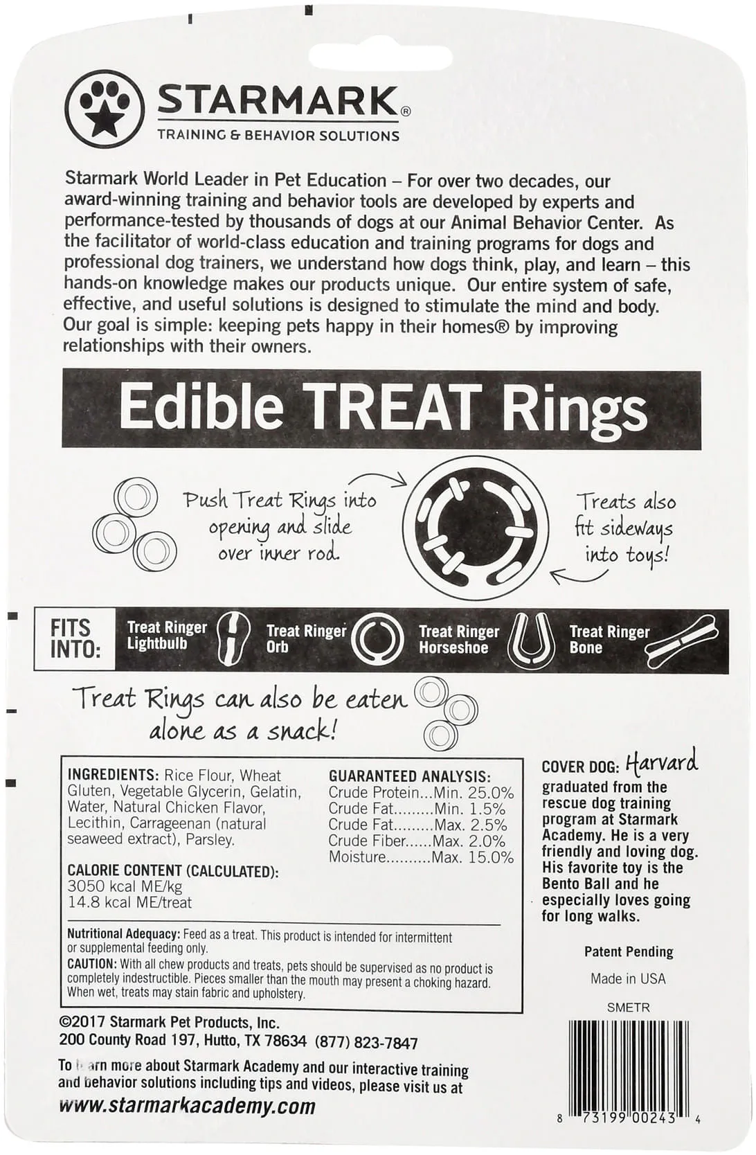 Starmark Edible Treat Rings, 16-pack