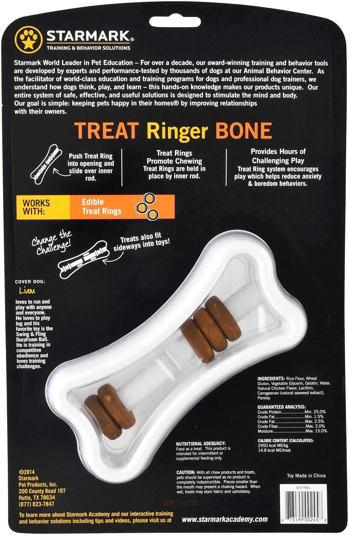 Starmark Treat Ringer, Bone
