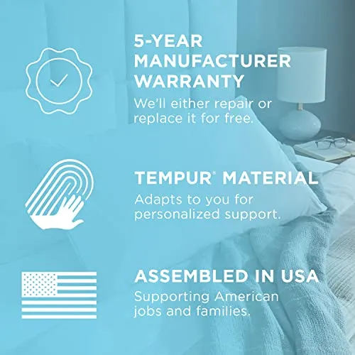 Tempur-Pedic TEMPUR-Cloud Breeze Dual Cooling Pillow, Queen , White