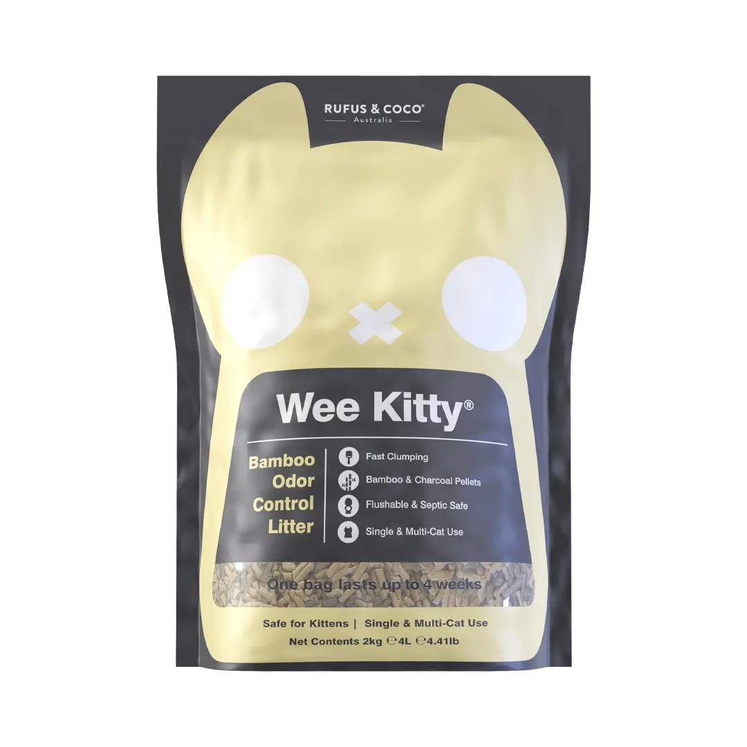 Wee Kitty Bamboo Odor Control Litter 2kg