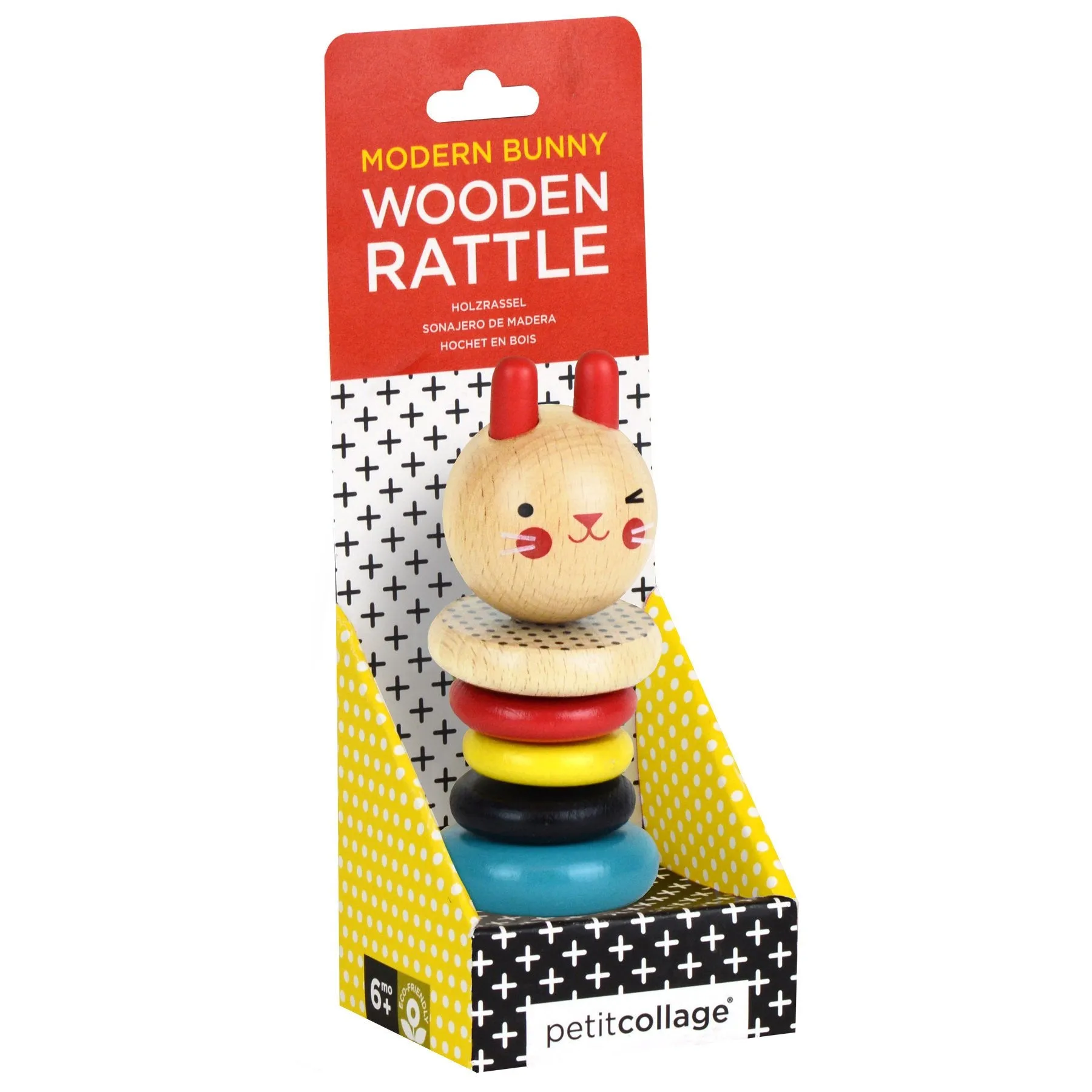 Wooden Rattle - Bunny